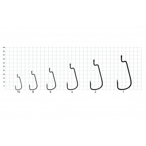 Крючки офсетные Saikyo BS-3324 Offset Hook Крючки офсетные Saikyo BS-3324 Offset Hook