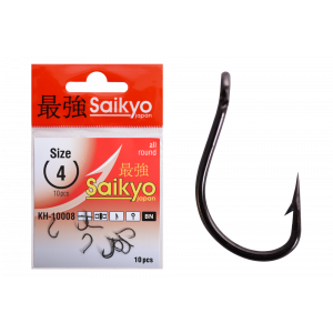 Крючки Saikyo KH-10008 Idumezina BN № 4 (10шт) Крючки Saikyo KH-10008 Idumezina BN № 4 (10шт)
